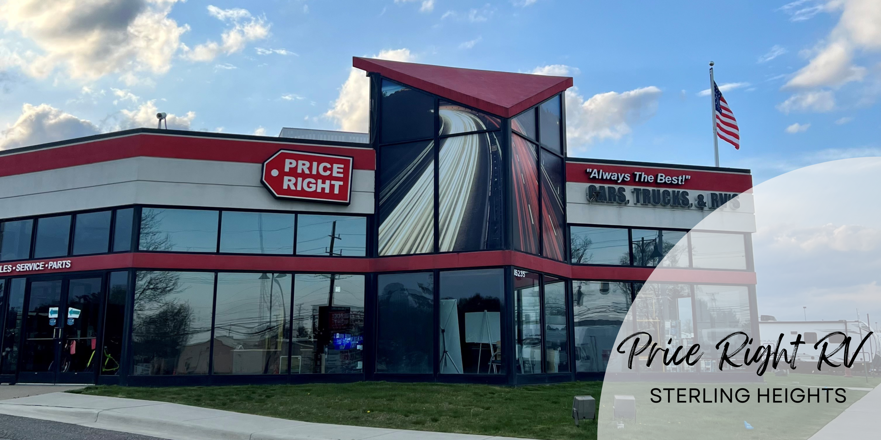 Price Right RV in Sterling Heights, MI RV Dealership Greater Detroit Michigan Number One RV Sales, Service and Parts